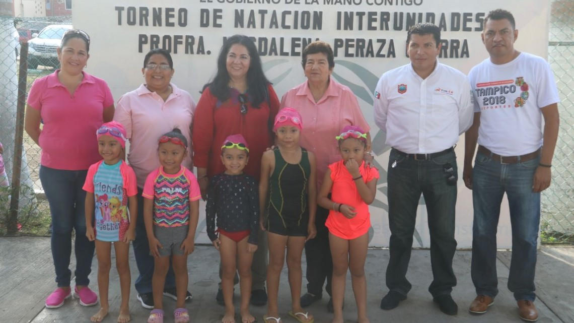 Realiza gobierno de Tampico torneo de natación "Inter Unidades"