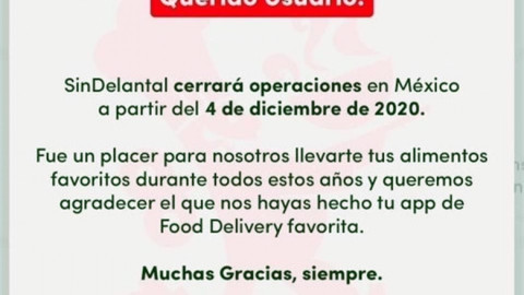 ‘Sin Delantal’ no operará más en México
