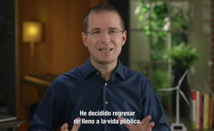 Anuncia Ricardo Anaya su regreso a la política 