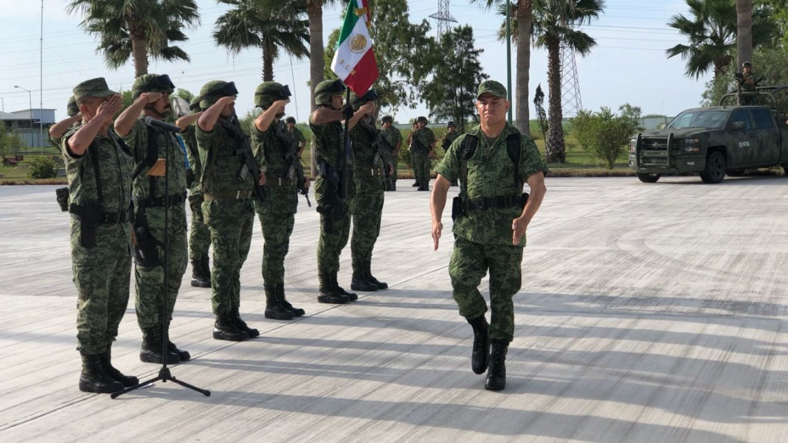 Rinde protesta nuevo comandante militar en Matamoros