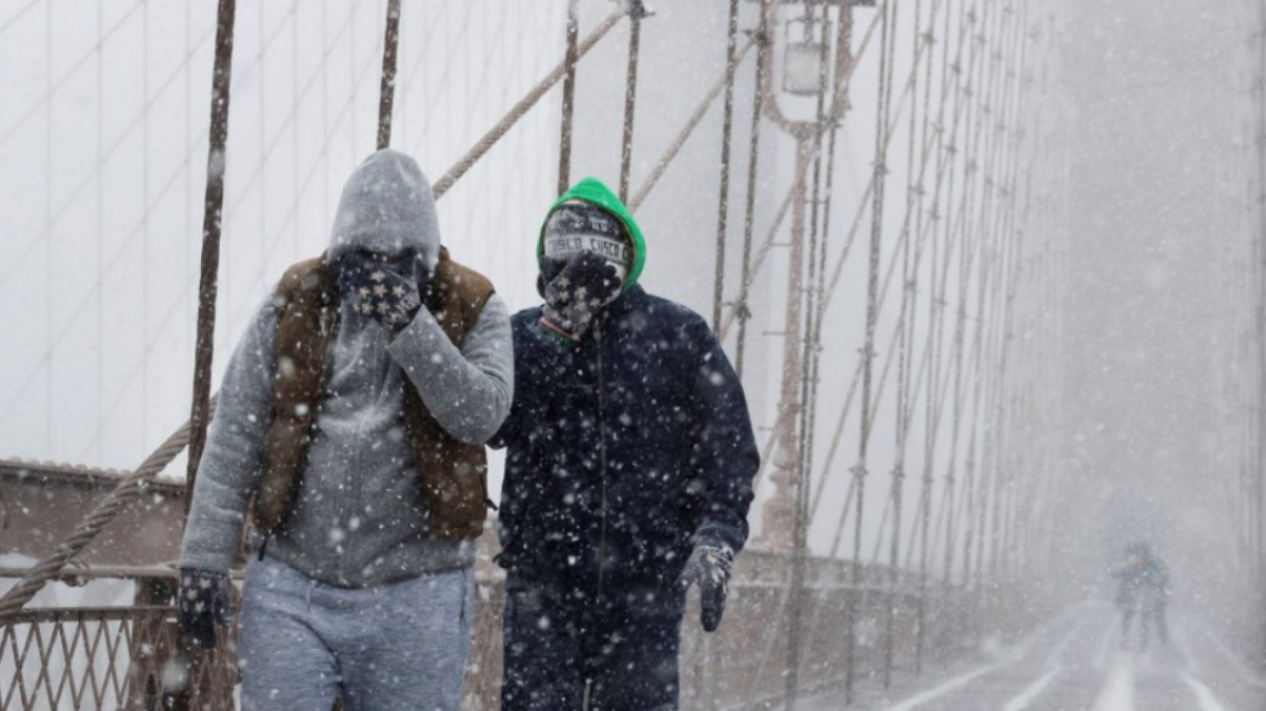 Heladas en EU y Canadá en imágenes