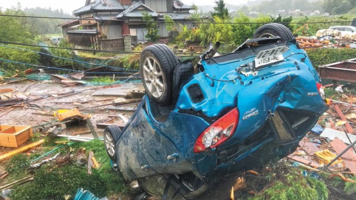 4 muertes luego del impacto del tifón Hagibis