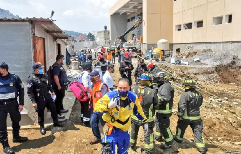 Hospital en CDMX presenta derrumbe y deja siete heridos 