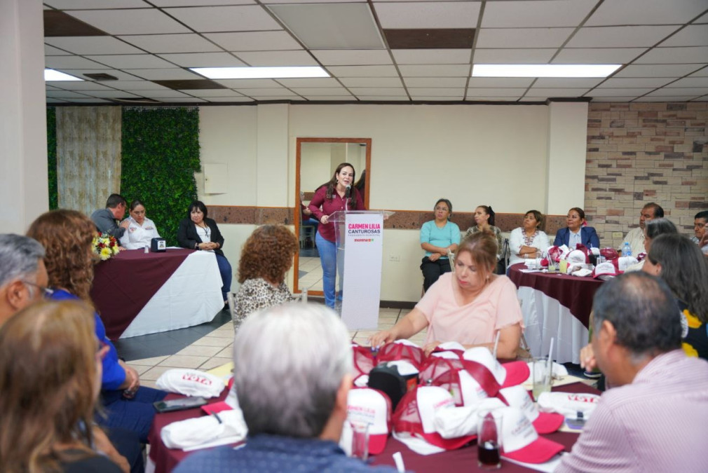 Soy una mujer de palabra, de principios y defenderé la 4T:Carmen Lilia Canturosas