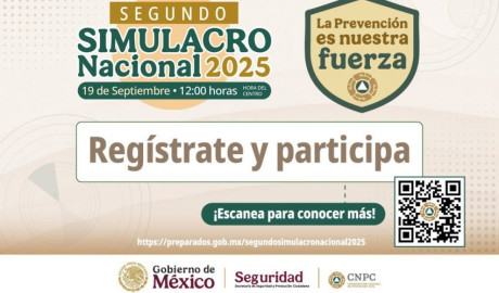 Convoca PC Tamaulipas a sumarse al Simulacro Nacional 2025