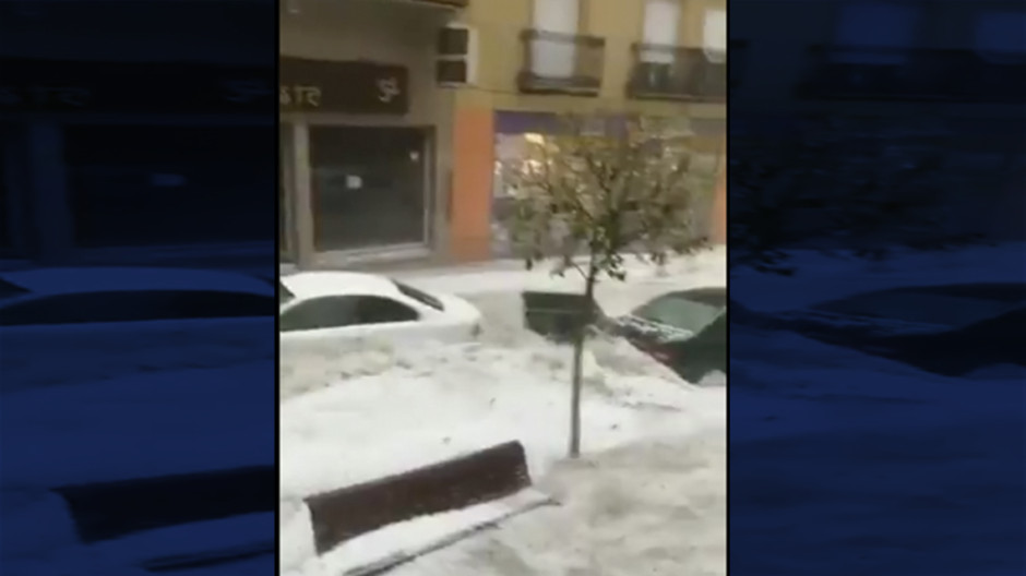 Inundaciones dejan grandes afectaciones en Madrid