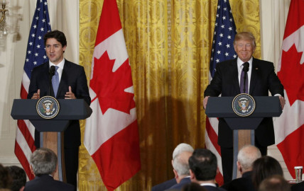 EU 'ajustará' la buena relación comercial con Canadá: Trump