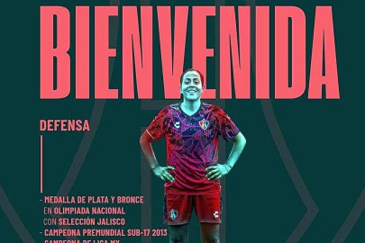 Arlett Tovar es nueva jugadora del Atlas femenil