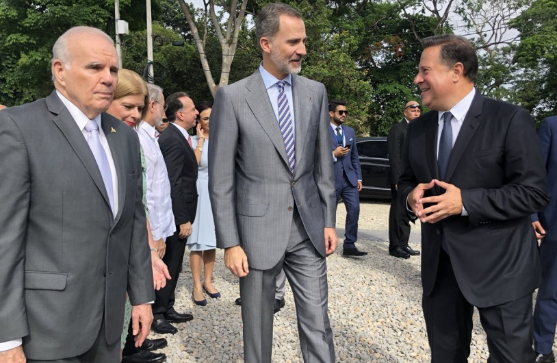 Rey de España comienza su visita en Panamá