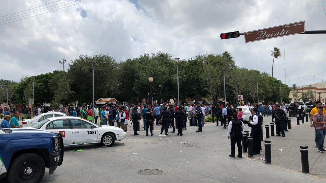 Operativo contra taxis desata jornada violenta en Matamoros