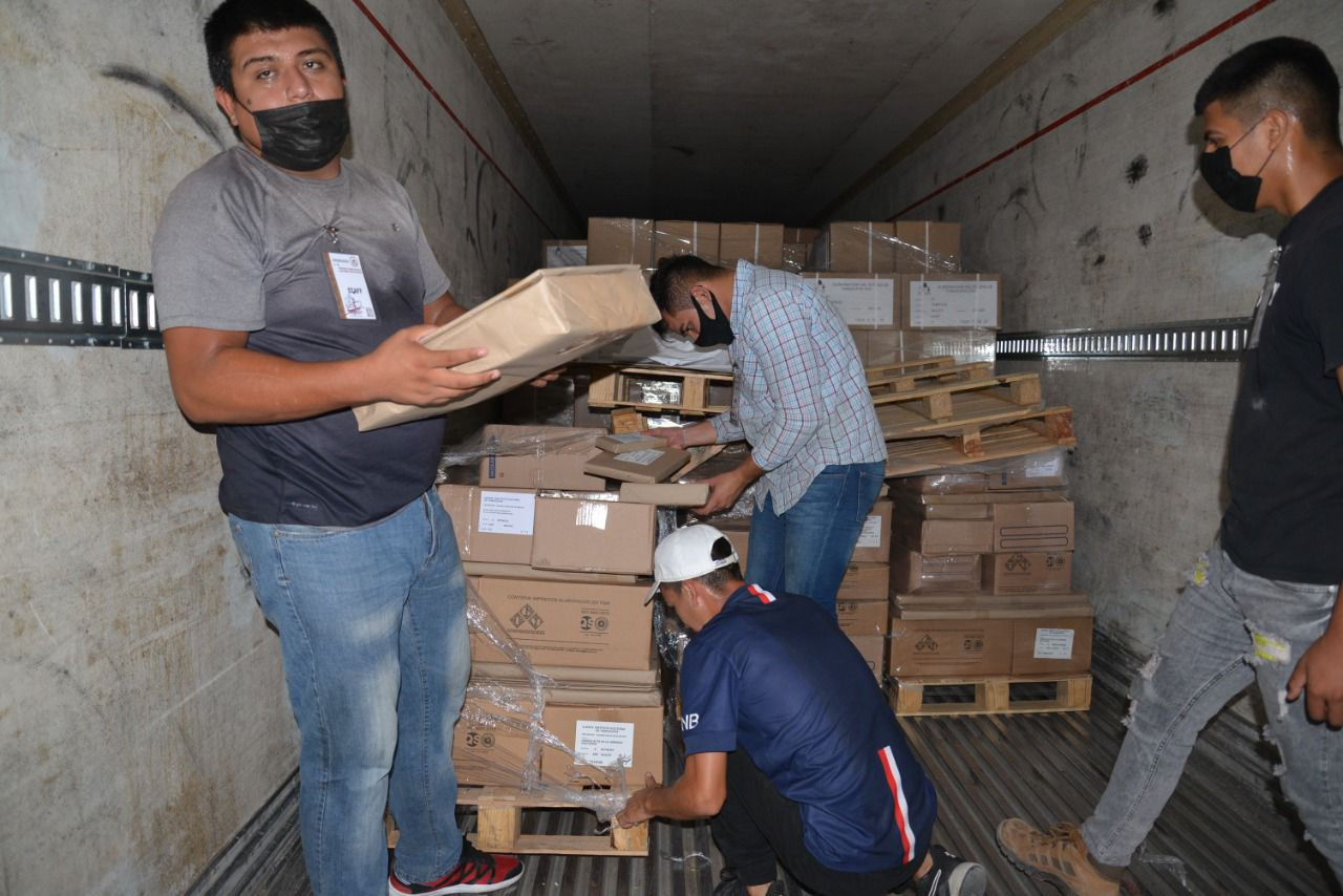 Llegan a Tamaulipas boletas electorales para la elección de gobernador