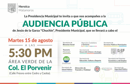 Realizarán "Audiencia Pública"