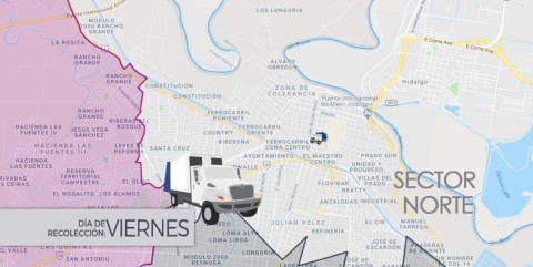 Recuerde, este viernes pasa el camión de la basura en el sector Norte