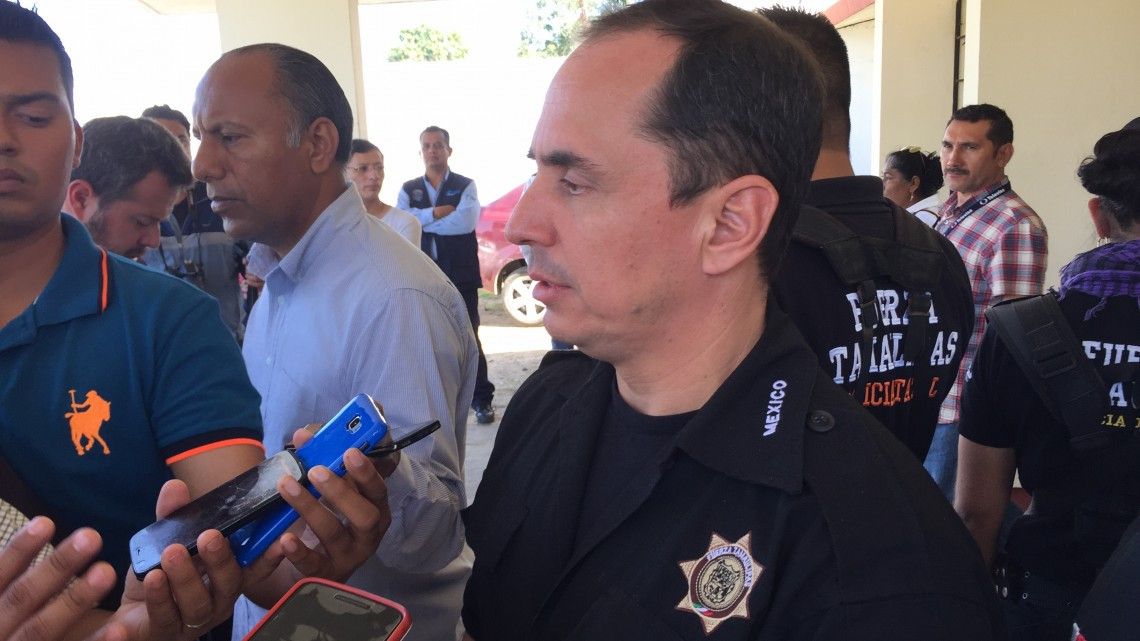 Detonan cartucho en secundaria de Altamira