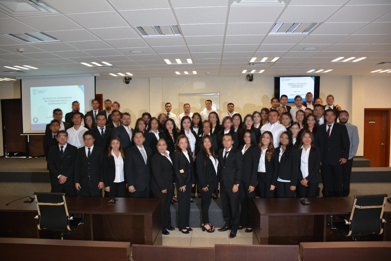 Entregan nombramientos del “Curso de Formación Inicial para Peritos”