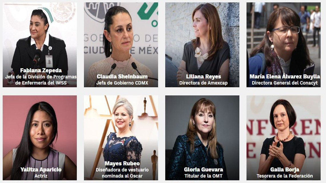 Ellas son las 100 mujeres mexicanas más poderosas del 2020, según la revista Forbes