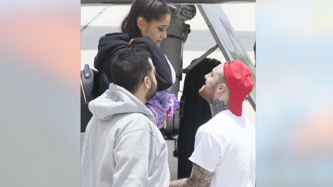 Captan a Ariana Grande llegando a EU después de atentados