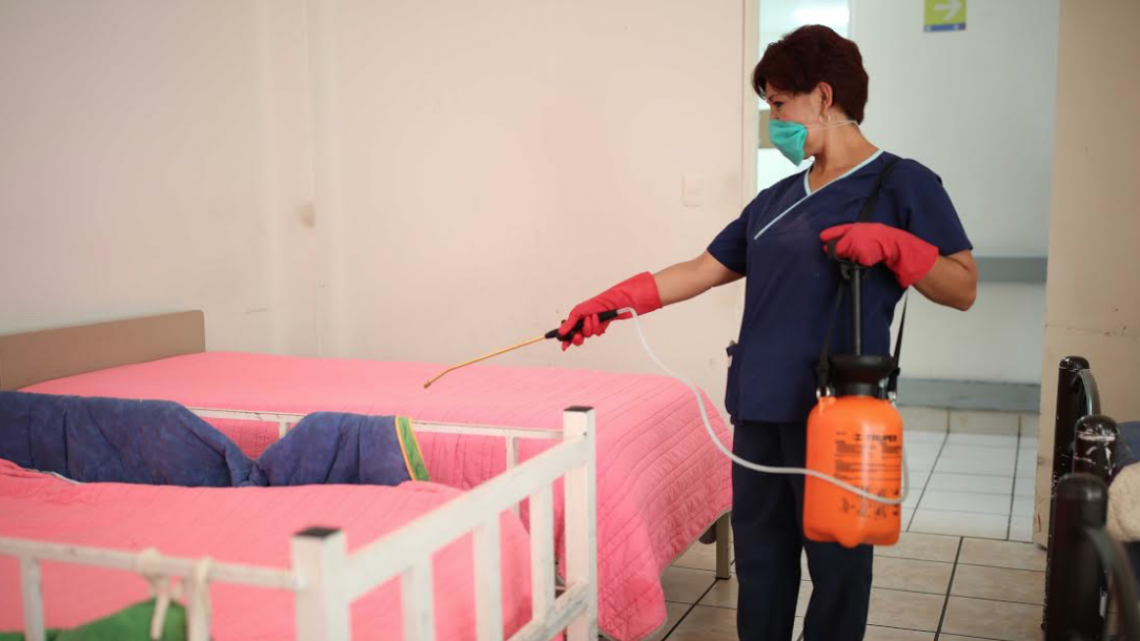 Fueron desinfectados centros asistenciales del DIF Tamaulipas
