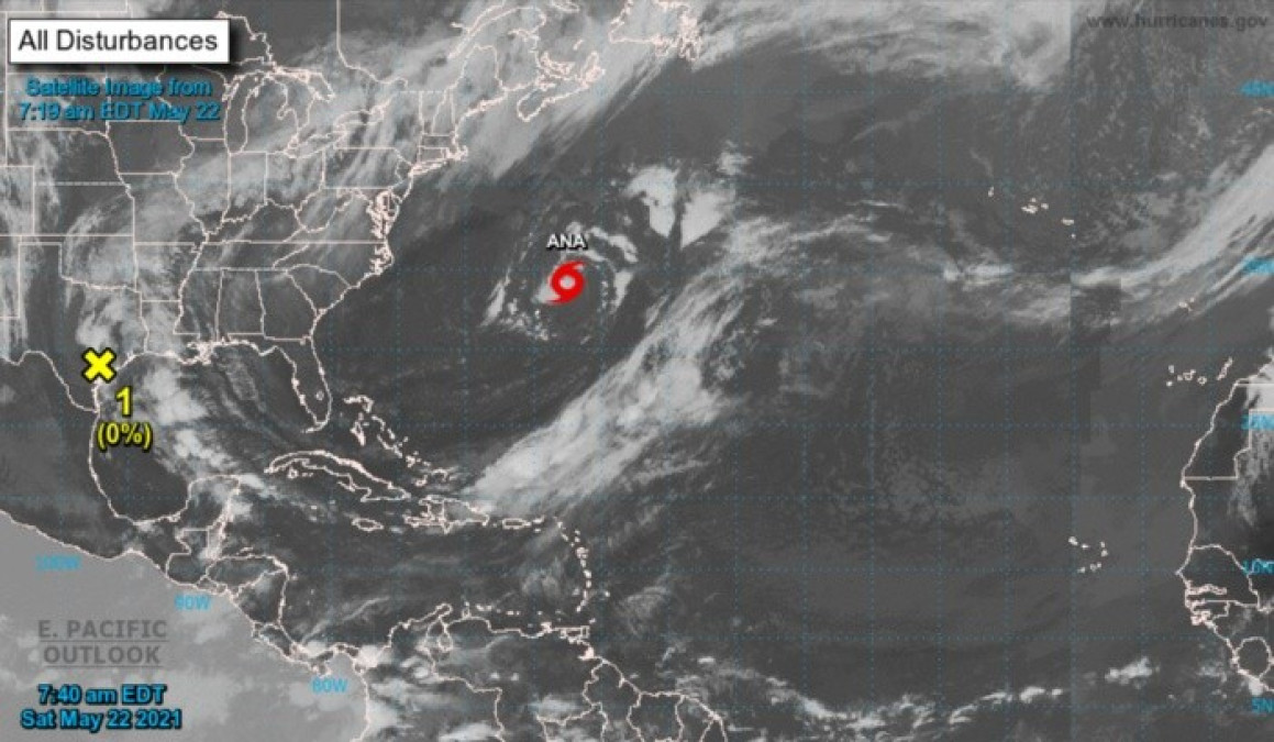 Se forma “Ana”, la primera tormenta subtropical en el Atlántico