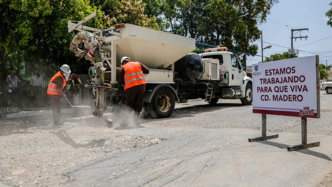 Fuerte impulso a la obra pública en Ciudad Madero