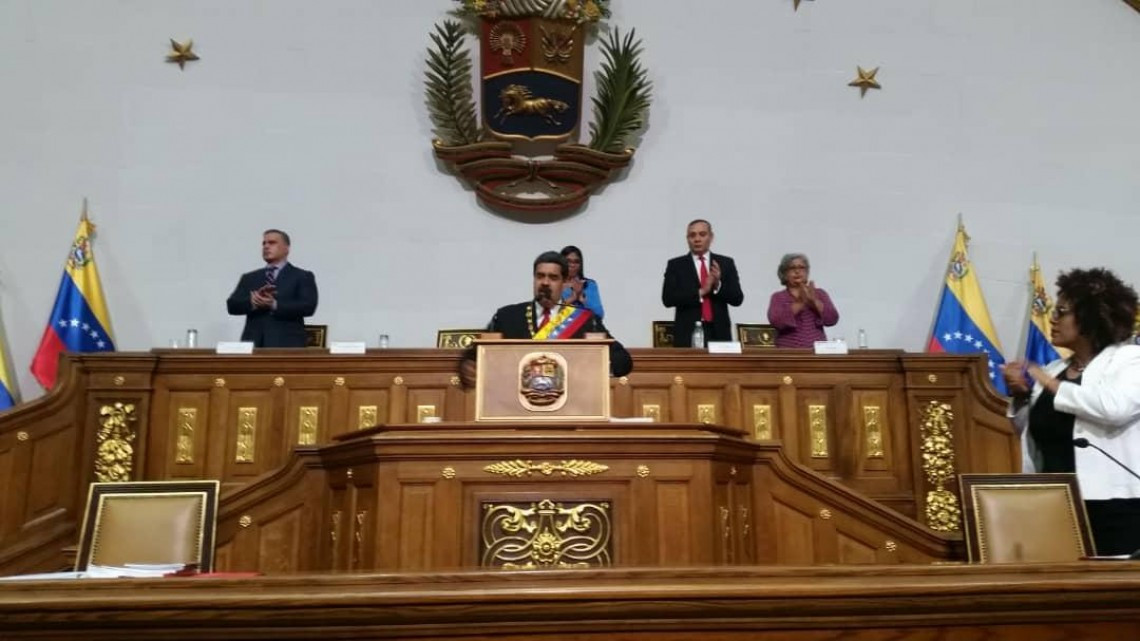 Nicolás Maduro jura como presidente de Venezuela