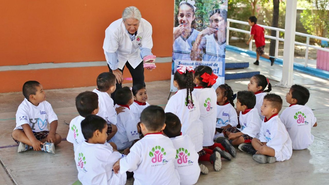 Se une DIF Tamaulipas a la semana nacional de salud bucal