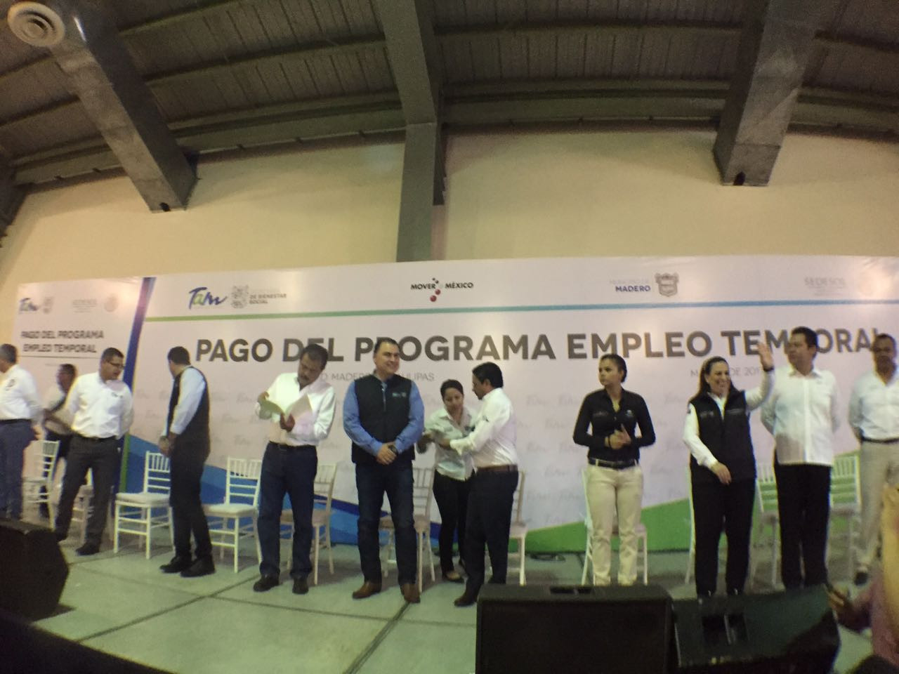 Entrega Gobierno del estado el pago de empleo temporal en Madero