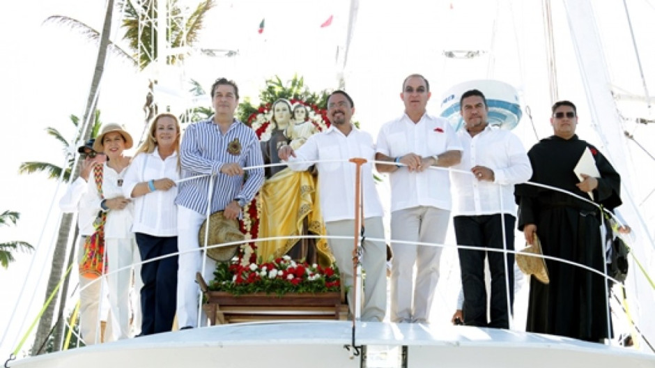 Encabeza Alcaldesa de Altamira celebración de la virgen del Carmen