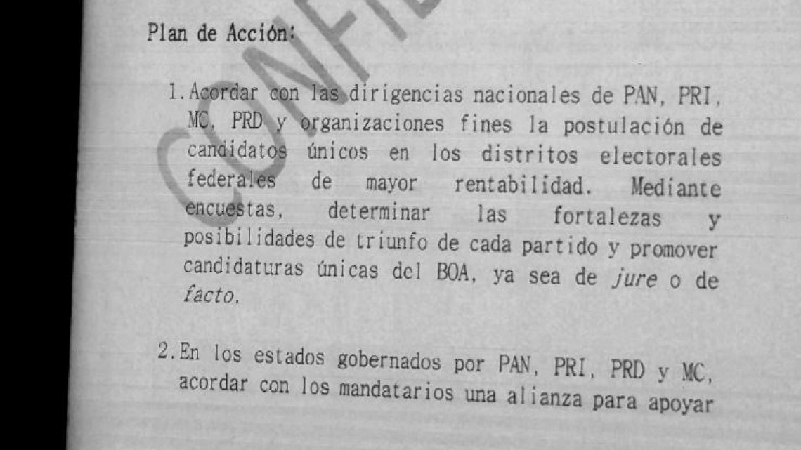 AMLO presenta documentos sobre presunta estrategia de bloque opositor para derrocarlo