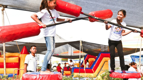 Festejo en grande para niños de Reynosa 