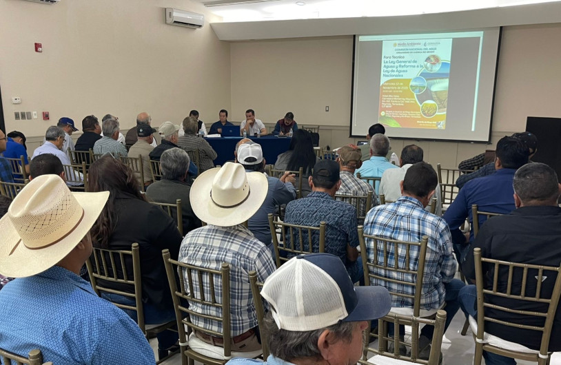 Productores participan en foro sobre reforma a la Ley de Aguas Nacionales