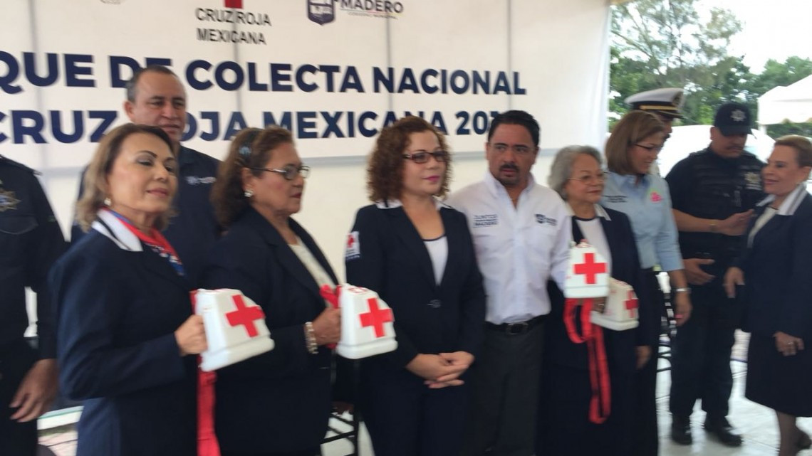 Arranca en Madero colecta nacional de la Cruz Roja