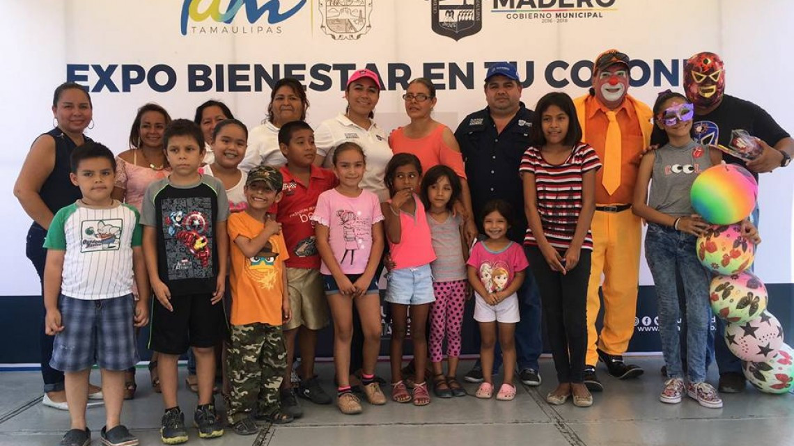 “Primer Expo Bienestar Social en Tú Colonia” en Madero