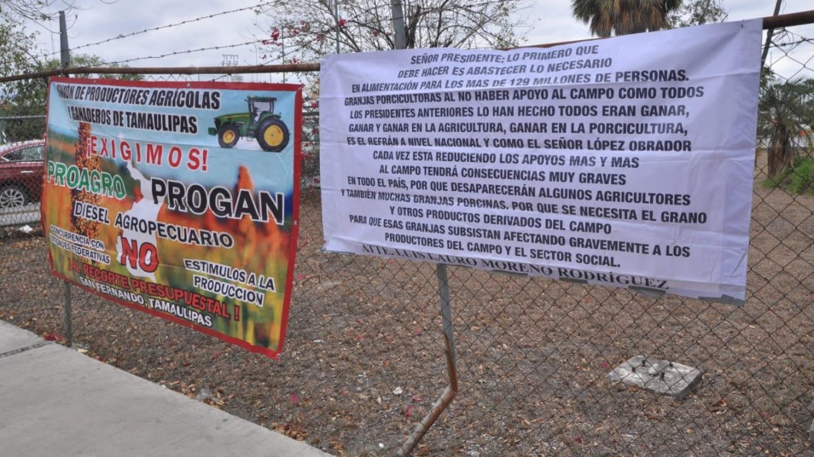 Toman productores oficinas de la SADER y amenazan con bloqueos de puertos y aeropuertos