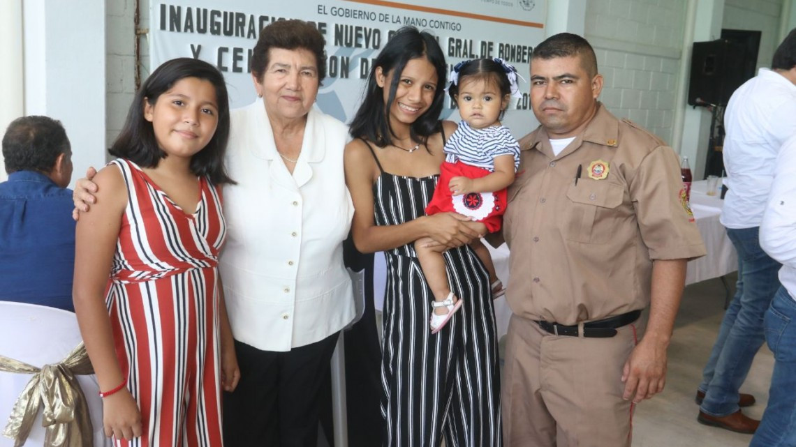 Entrega Magda Peraza nuevo cuartel de Bomberos de Tampico