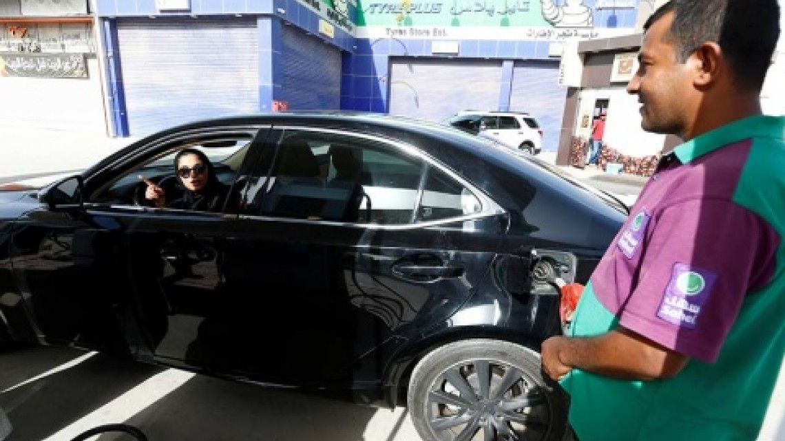 Mujeres al volante en Arabia Saudita