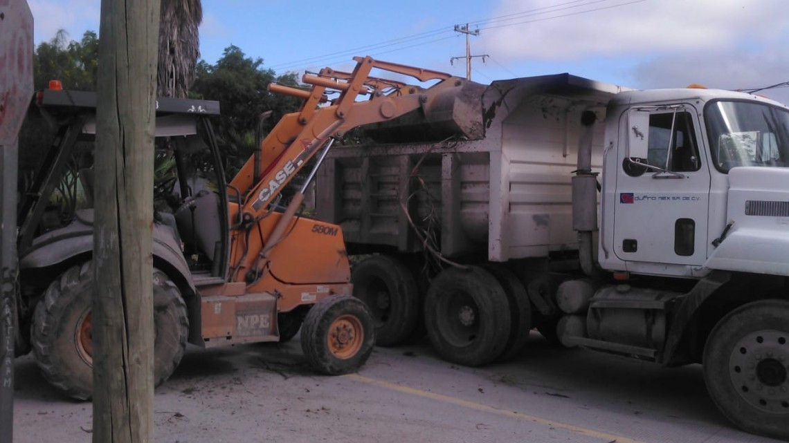 Logra coordinación Municipal avance en desazolve de drenes y desagües
