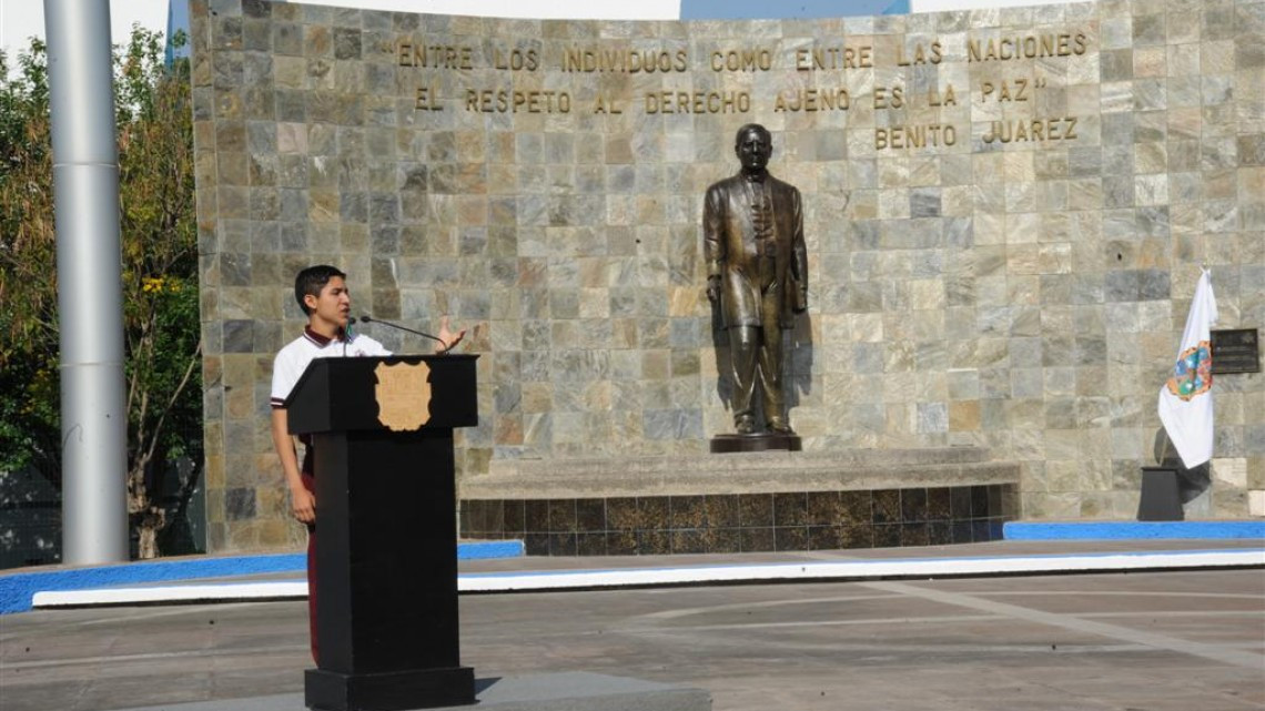 Tamaulipas conmemora natalicio de Benito Juárez
