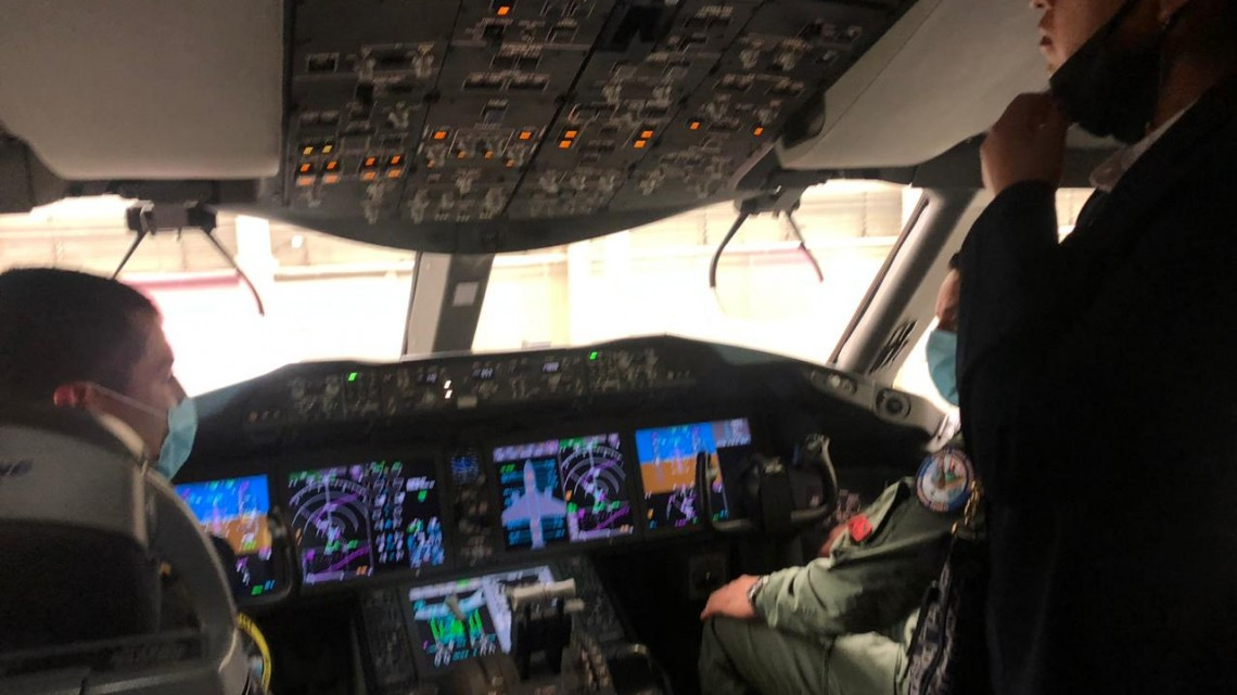 Así luce el interior del avión presidencial 