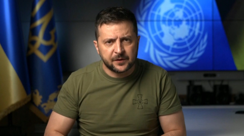 Presidente de Ucrania exige en la ONU un "castigo justo" para Rusia