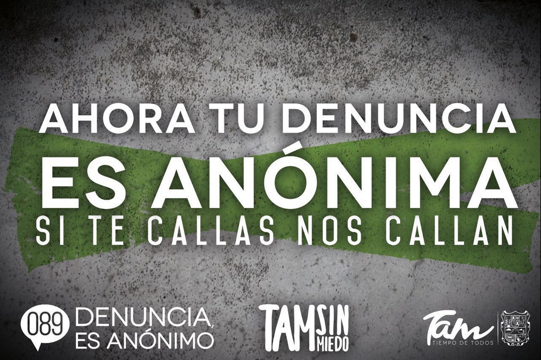 Difunden número de denuncia anónima