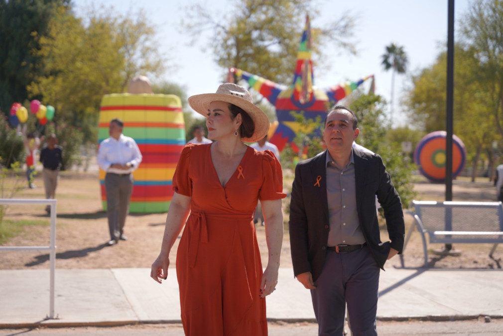 Transformarán parque en ‘Viveros Mágico’; invita alcaldesa al espectáculo de encendido del pino navideño