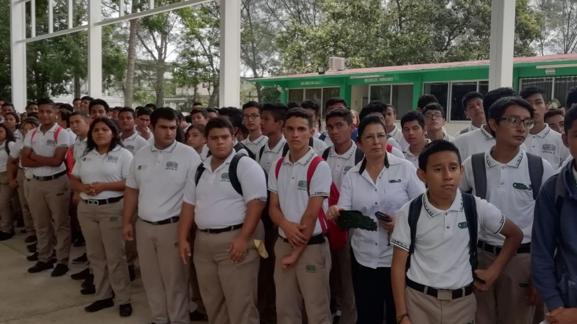 Inauguran techumbre en CBTA 12