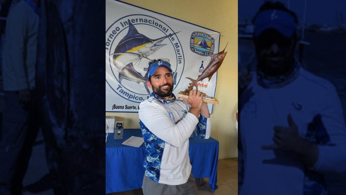Carlos Bortini ganador del torneo de pesca de Tampico