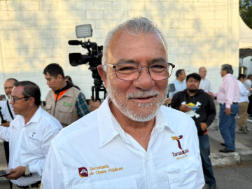 Avanza construcción de prolongación de vialidad en Victoria