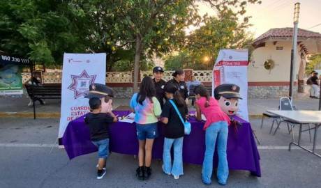 Mantiene Guardia Estatal de Género proximidad con familias durante periodo vacacional