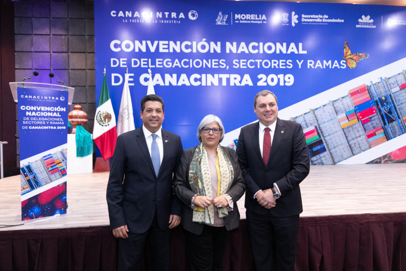 Promueve Gobernador potencial para la inversión en Tamaulipas ante CANACINTRA