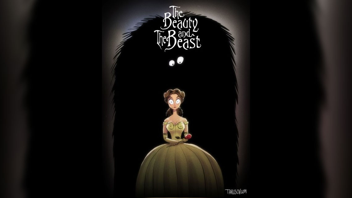 Disney se pinta al estilo de Tim Burton