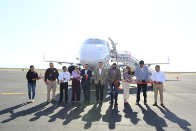 Inauguran ruta aérea Victoria - Ciudad de México