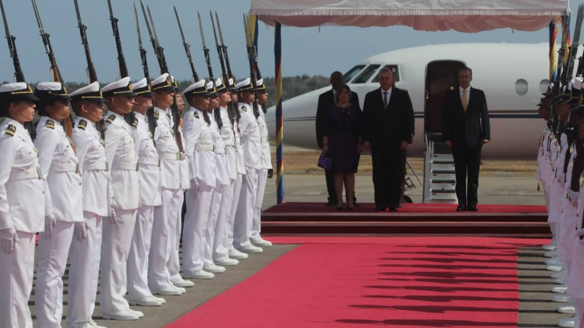 Díaz-Canel realiza primera visita oficial a Venezuela